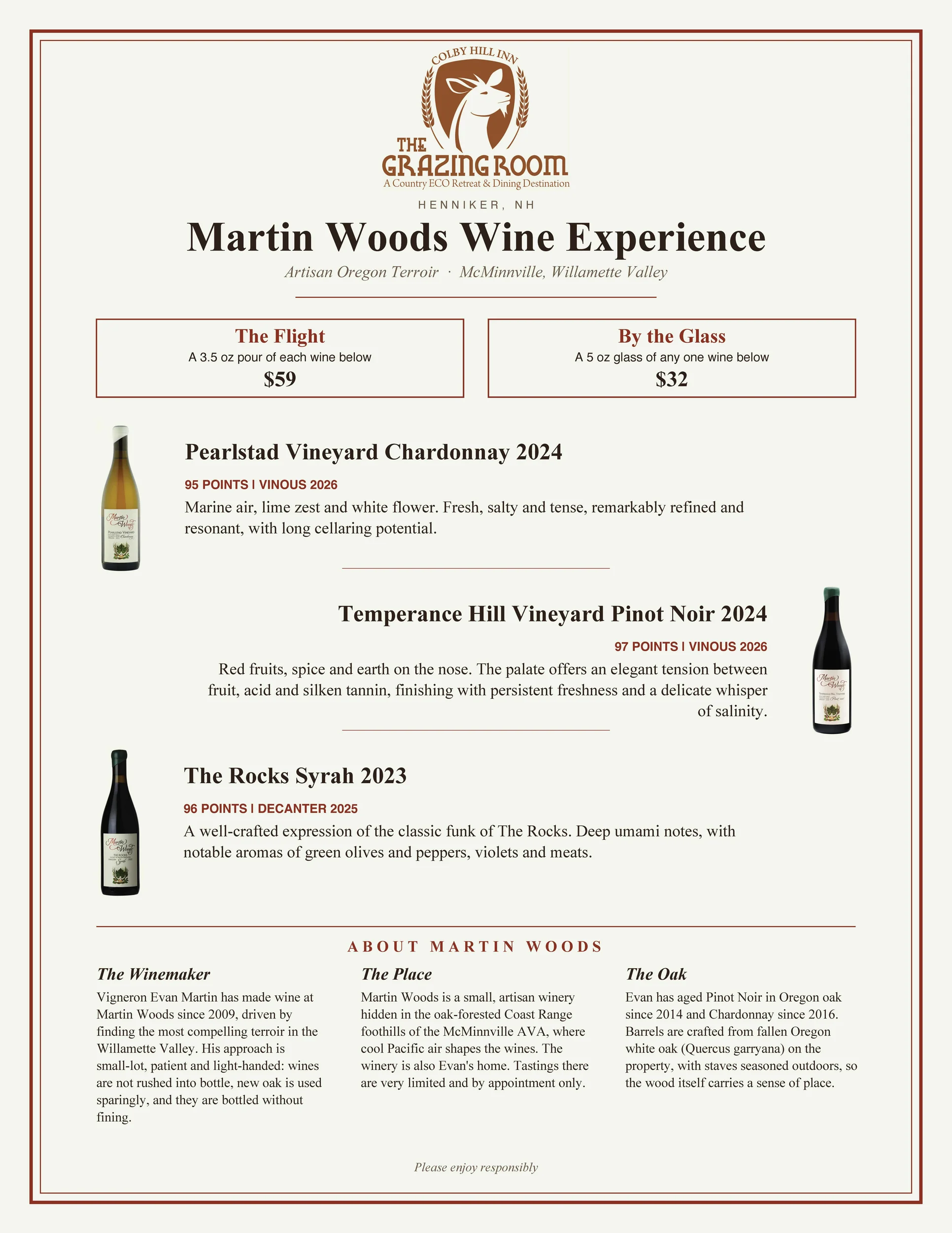 Wine Flight Fall 2026